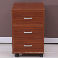 Movable 3 drawer drawer cabinet or file cabinet